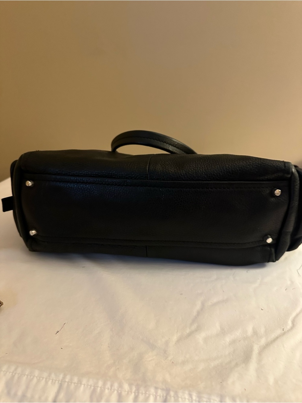 Prada Black Togo pebble Leather Tote/shoulder Bag - Classic Women's Handbag - Picture 3 of 11